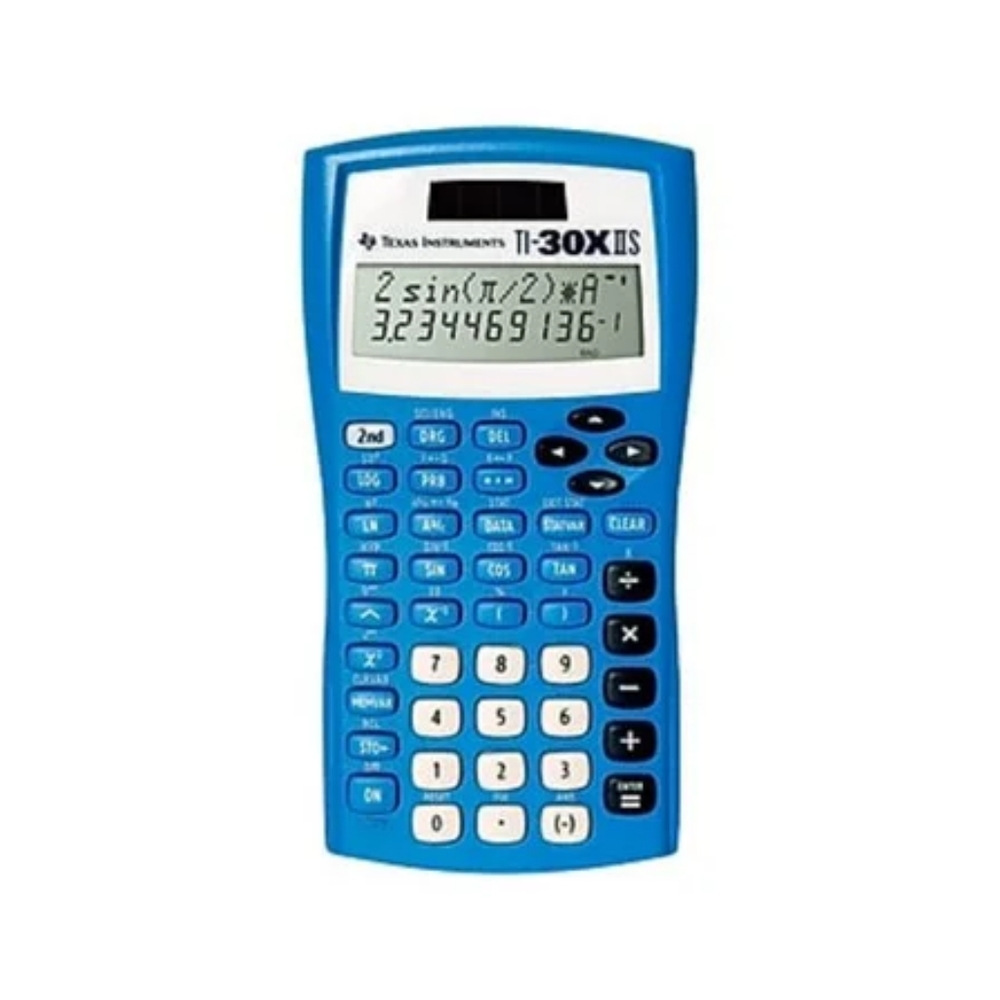 Texas Instruments TI-30X IIS Blue Scientific Calculator